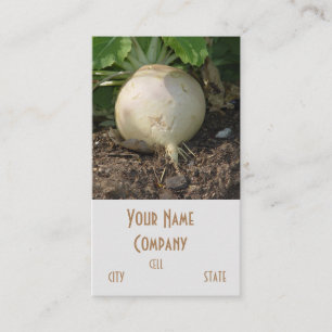 VEGTABLE SEED FOR SPRING GARDEN BUSINESS CARD