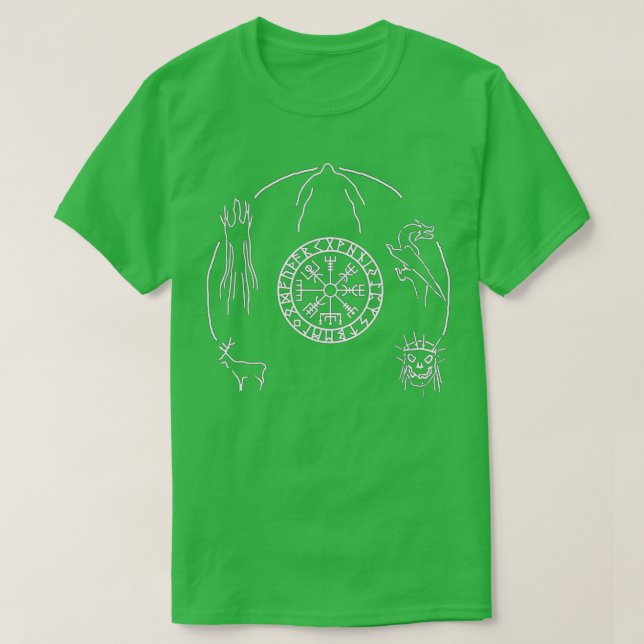 Vegvisir 4 T-Shirt (Design Front)