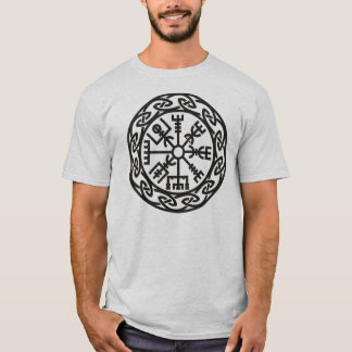 Vegvisir, Icelandic Compass, Runes, Protection T-Shirt