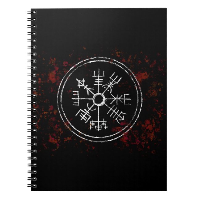 Vegvisir Norse Viking Compass Notebook (Front)