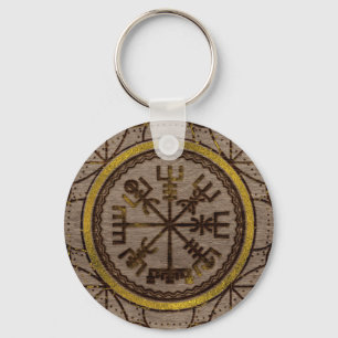 Vegvisir. The Magic Navigation Viking Compass Keychain