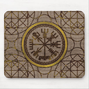 Vegvisir. The Magic Navigation Viking Compass Mouse Pad