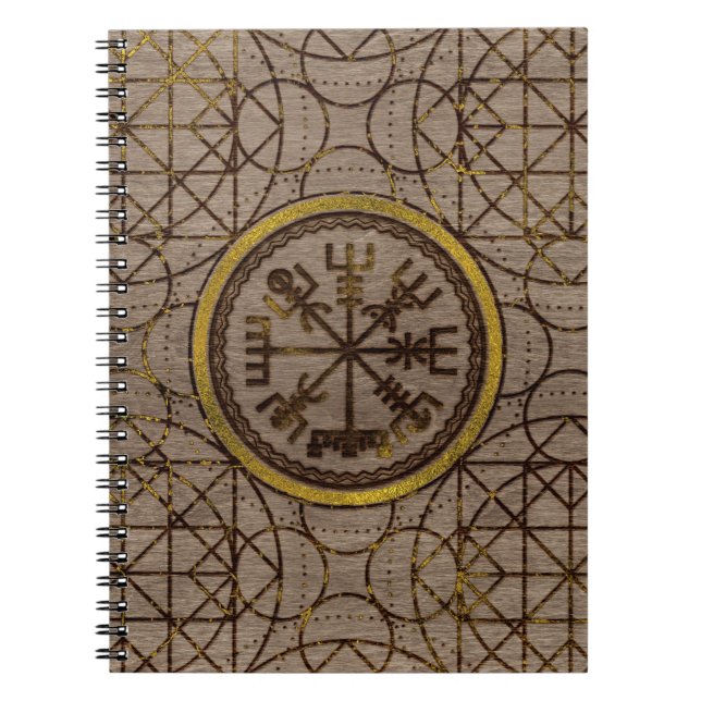 Vegvisir. The Magic Navigation Viking Compass Notebook (Front)