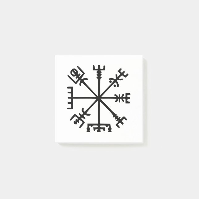 Vegvísir (Viking Compass) Post-it Notes (Front)