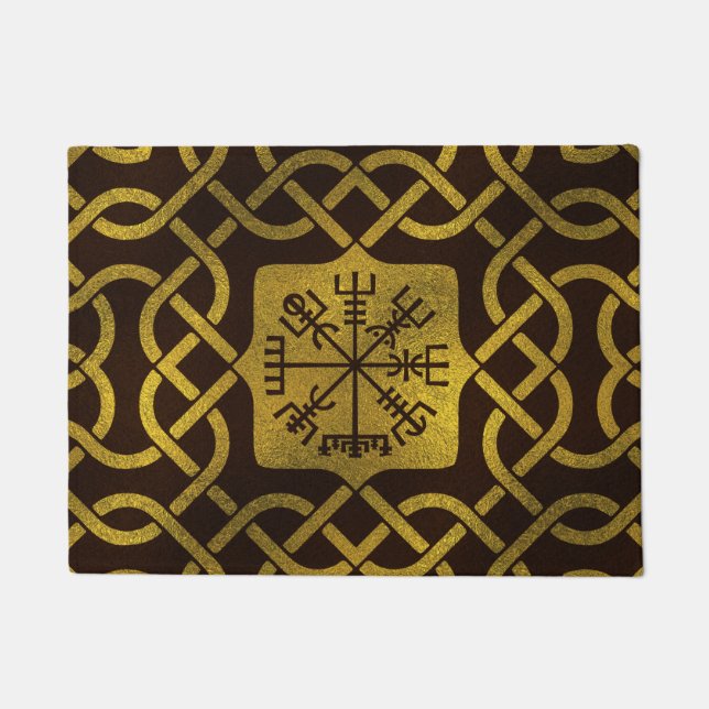 Vegvisir - Viking  Navigation Compass Doormat (Front)