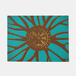 Vegvisir - Viking  Navigation Compass Doormat