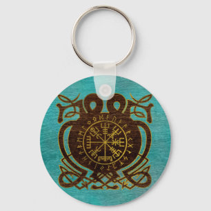 Vegvisir - Viking  Navigation Compass Keychain