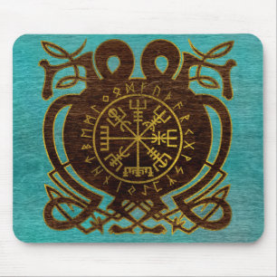 Vegvisir - Viking  Navigation Compass Mouse Pad