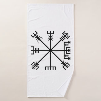 Vegvisir Viking Symbol Bath Towel