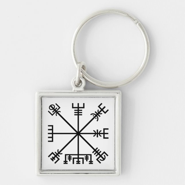 Vegvisir Viking Symbol Keychain (Front)