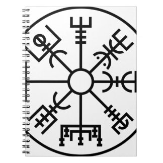 vegvisir Viking Symbol Norse Shield Odin Notebook