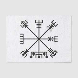 Vegvisir Viking Symbol Tissue Paper