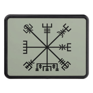 Vegvisir Viking Symbol Trailer Hitch Cover