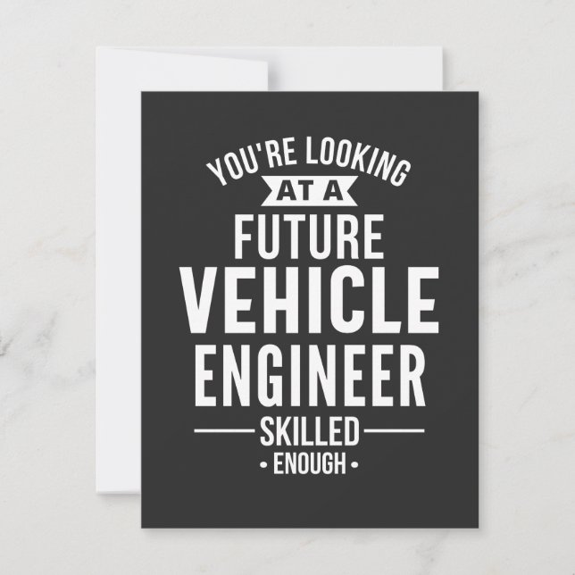 Vehicle engineer gift (Front)