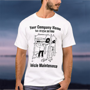 Vehicle Maintenance Staff Garage Mechanic T-Shirt