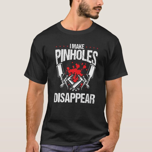 Vehicle Sprayer Car Painter Detailer Autobody Tech T-Shirt (Front)