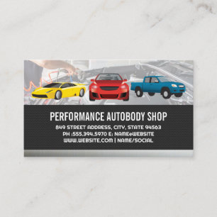 Vehicles   Mechanic Services Business Card