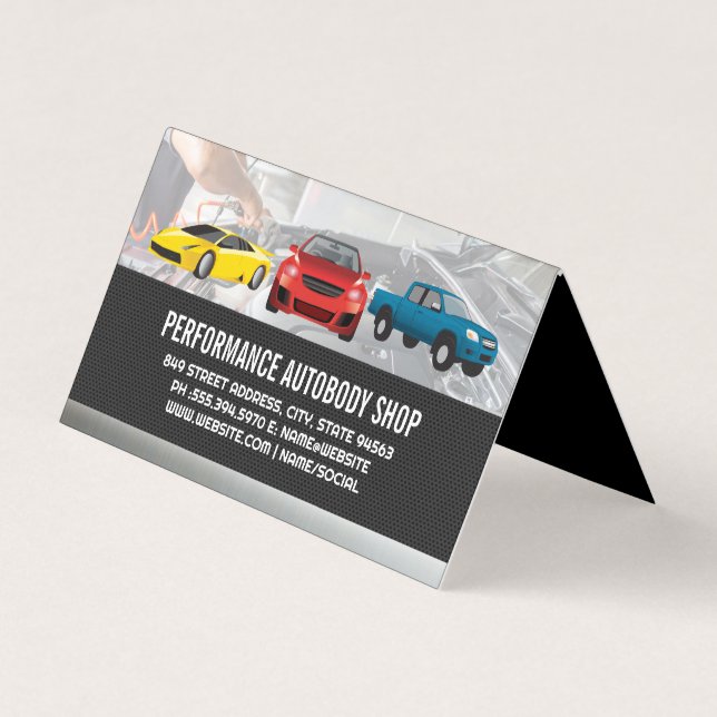 Vehicles | Mechanic Services Business Card (Front)