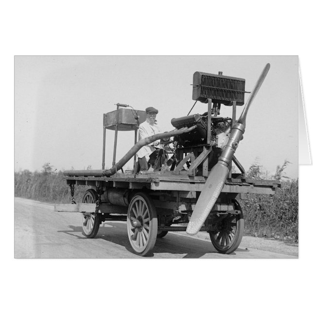 Véhicule à hélice bizarre, 1922 (Devant horizontal)