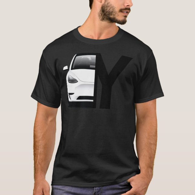 Véhicule électrique Y T-shirt classique (Devant)