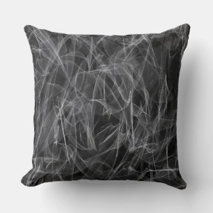 Veil like a X-ray image Throw Pillow