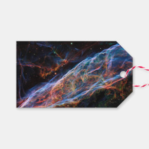 Veil Nebula Supernova Remnants Hubble Telescope Gift Tags