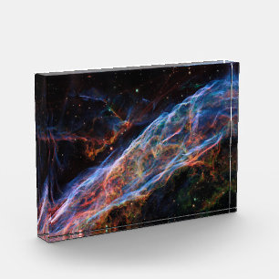 Veil Nebula Supernova Remnants Hubble Telescope Photo Block