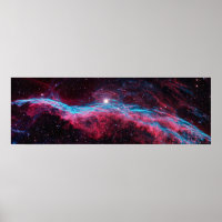 Veil Nebula, Witch's Broom, Astronomy Print, Space
