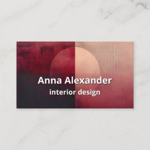 Veil of Division Minimal Design Business Card