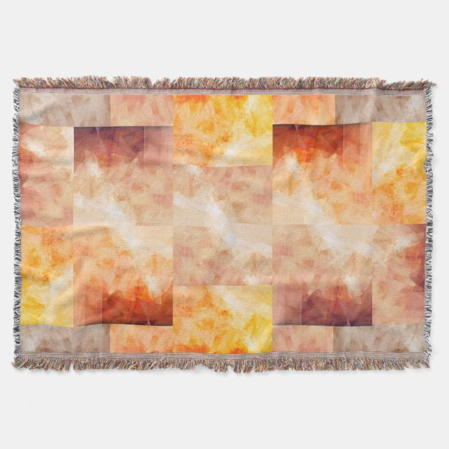 Veil Tiled Rug Throw Blanket (Front)