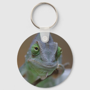 Veiled Chameleon Keychain