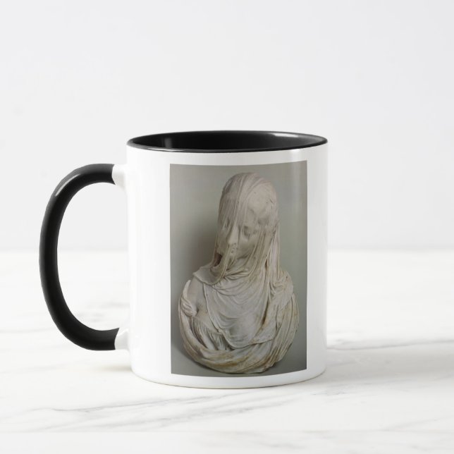 Veiled Girl (marble) Mug (Left)