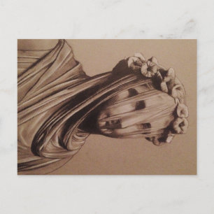 Veiled lady  by Trent Valleau "after bernini Postcard