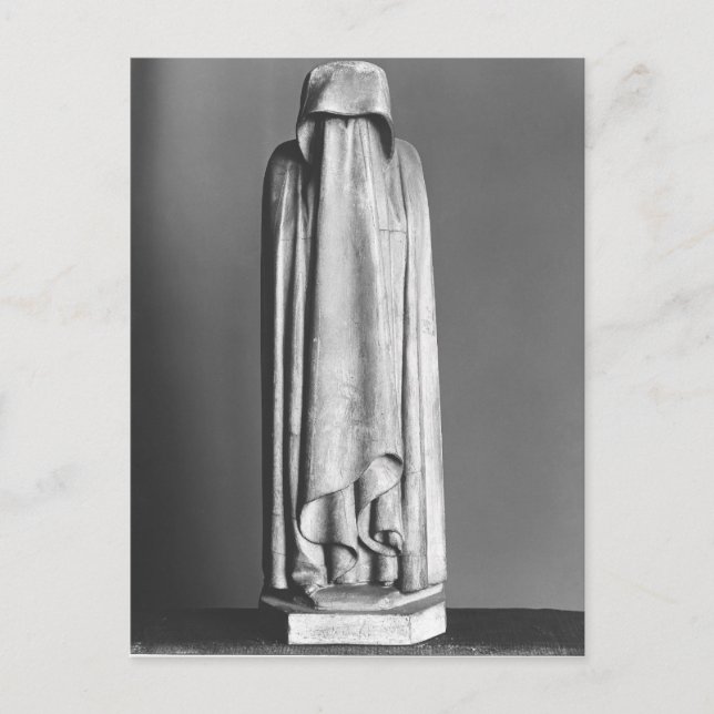 Veiled Mourner Postcard (Front)