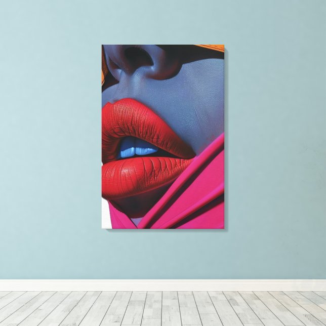 Veiled Secrets Canvas Print (Insitu(Wood Floor))