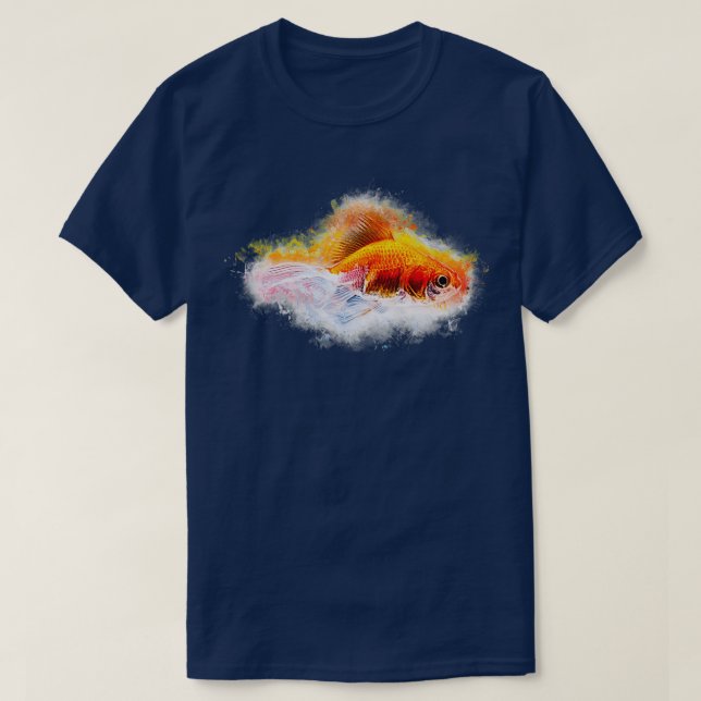 Veiltail Carassius auratus T-Shirt (Design Front)