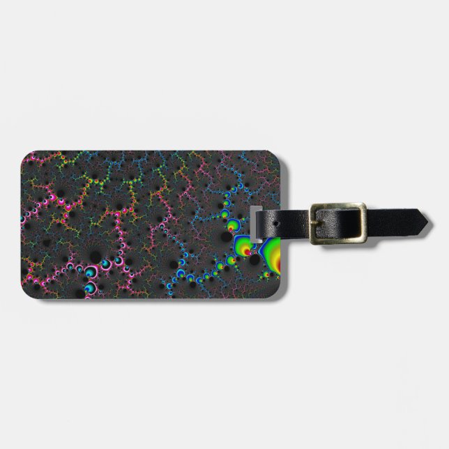 Veins - Fractal Art Luggage Tag (Front Horizontal)