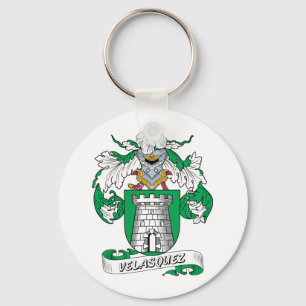 Velasquez Family Crest Keychain
