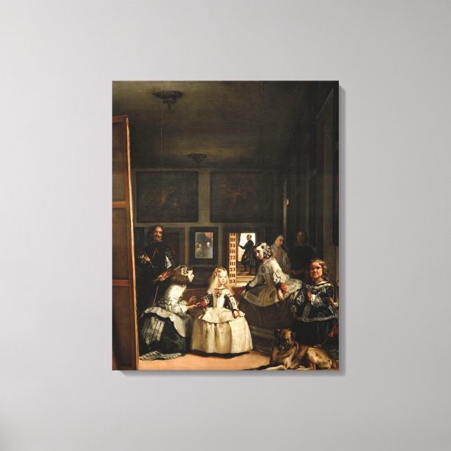 VELAZQUEZ - Las Meninas 1656 Canvas Print (Front)