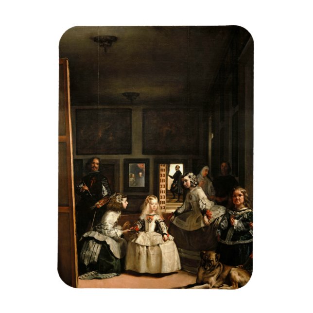 VELAZQUEZ - Las Meninas 1656 Magnet (Vertical)