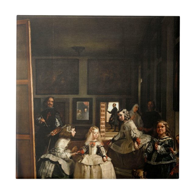 VELAZQUEZ - Las Meninas 1656 Tile (Front)