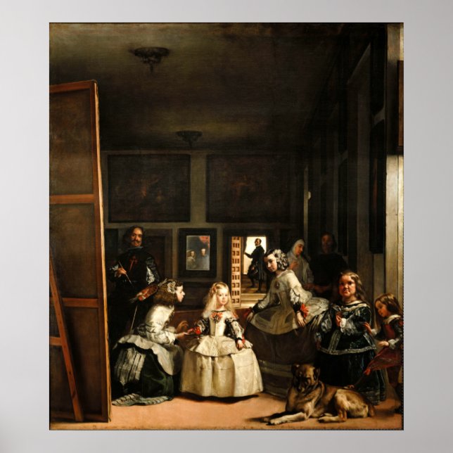 Velazquez Las Meninas Poster (Front)