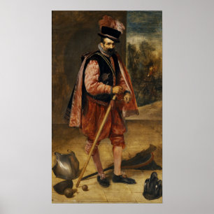 Velázquez - The Jester Called 'Juan Of Austria' Poster