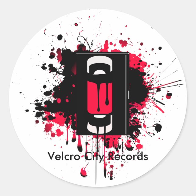 Velcro City Records Sticker (Front)