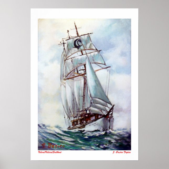 Velero/Veleiro/Sailboat Poster (Front)