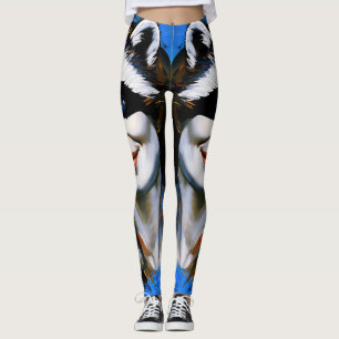 “Velka Teyani” Whispering Raccoon Trickster Leggings