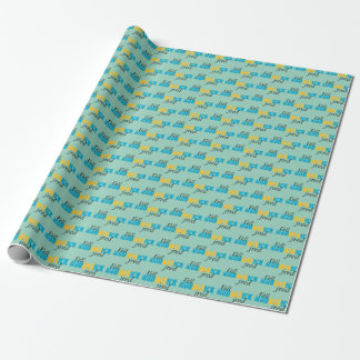Vell Muddasick Jred wrapping paper condensed