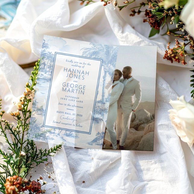 Vellum au-dessus de la Faire-part de mariage de To (Créateur téléchargé)