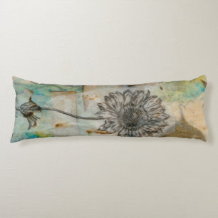 Vellum Floral I Body Pillow