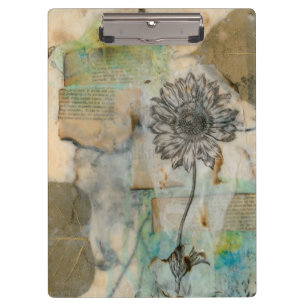 Vellum Floral I Clipboard